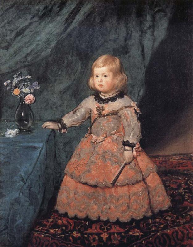 Diego Velazquez Infanta Margarita Teresa in a pink dress Norge oil painting art
